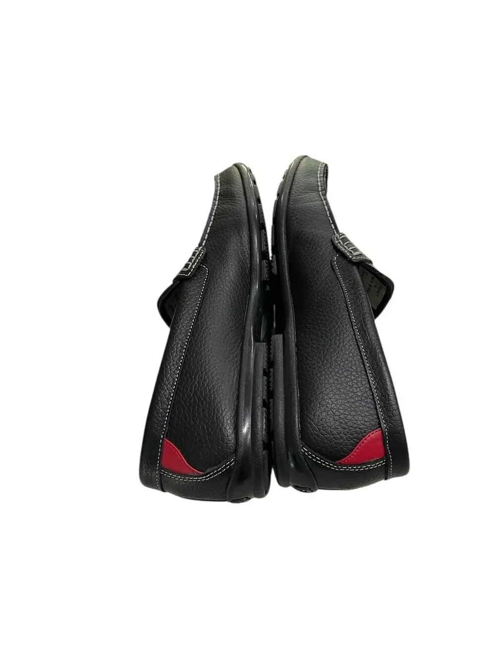 FootJoy Men’s Club Leather Penny Loafer Shoes SZ 11 Black Red